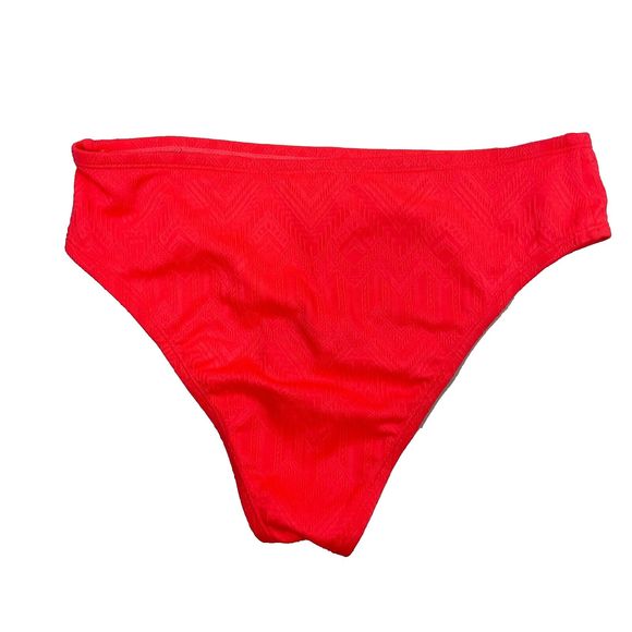 VYB NORDSTROM BOTTOMS BRIGHT/NEON PINK NEW SWIM SUIT WOMEN'S SZ L NWOT‎ - Picture 7 of 8